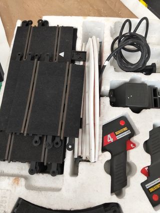 Scalextric antiguo: caja y circuito