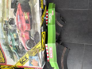 Scalextric antiguo: caja y circuito