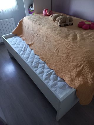 Cama nido infantil / juvenil blanca