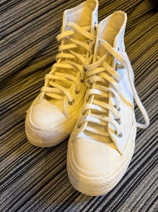 Converse altas beige - zapatillas