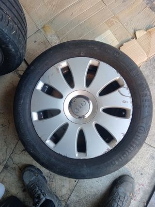 Vendo 4 llantas 205 55 r16 para audi grupo vag