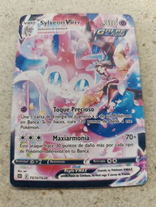 6 cartas Pokémon VMAX