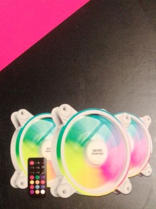 Kit 3 Ventiladores MARS GAMING RGB 120mm