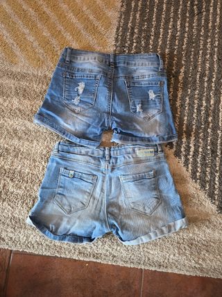 Shorts niña - 2 pantalones cortos