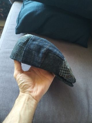 Gorra de lana Mucros - Azul y Gris