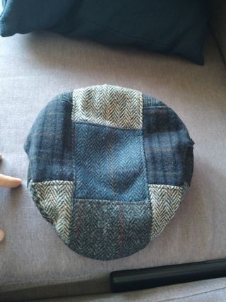 Gorra de lana Mucros - Azul y Gris