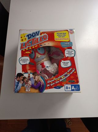 Don Listillo: 500 preguntas. El juego esta bien.
