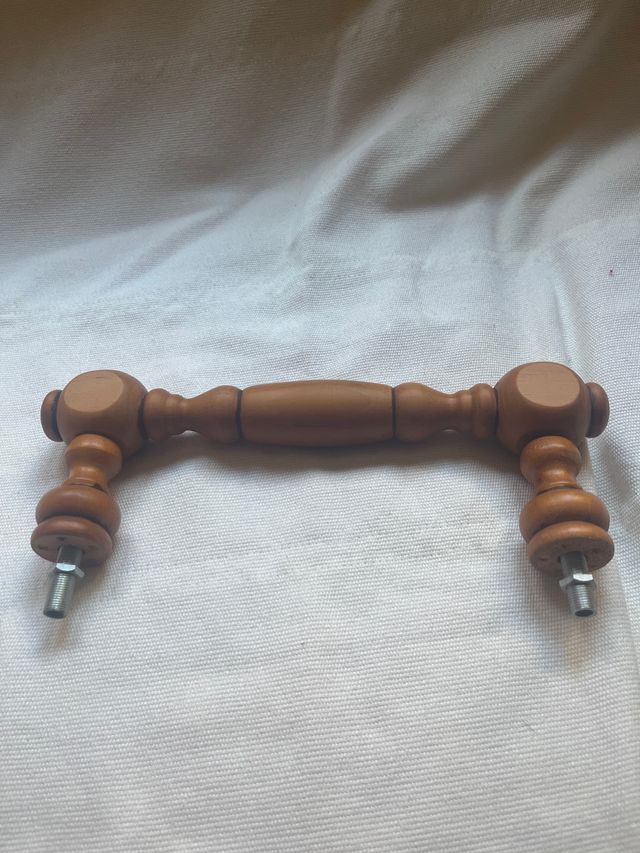 Toallero madera color miel