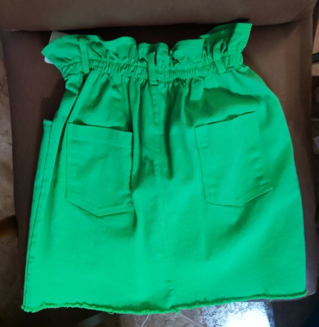 Falda TopTop verde - Talla L