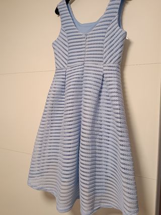 Vestido fiesta azul