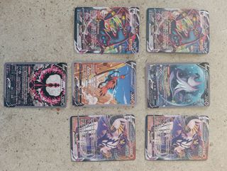 6 cartas Pokémon