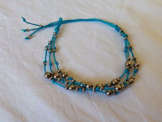 Pulsera turquesa con cuentas