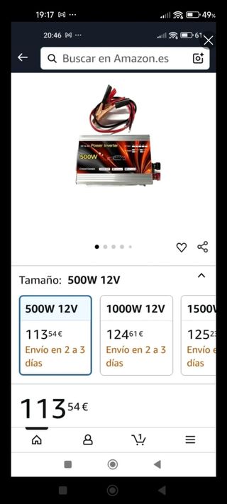 Inversor 12V 500W Chantoner