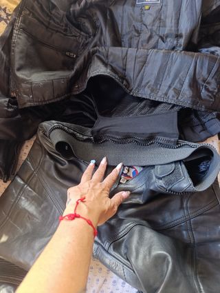 Mono moto piel mujer 2 piezas