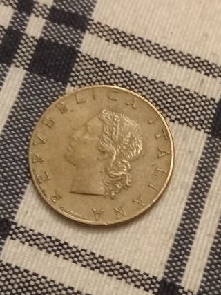 20 Lire Italia 1957 con patina 