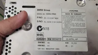 Radio Mini Cooper R53 original