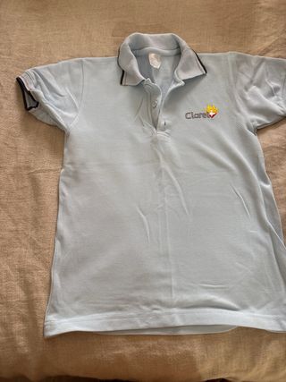 3 Polos Claret manga corta talla 10