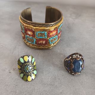 Gioielli vintage: bracciale & anelli