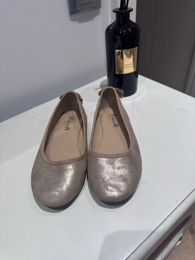 Bailarinas deca-R doradas niña