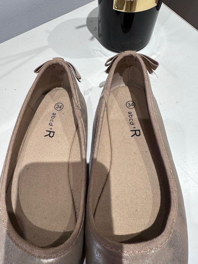 Bailarinas deca-R doradas niña