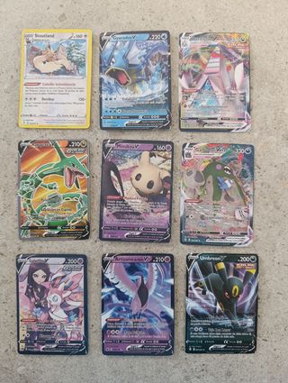 Cartas Pokémon - 8 cartas