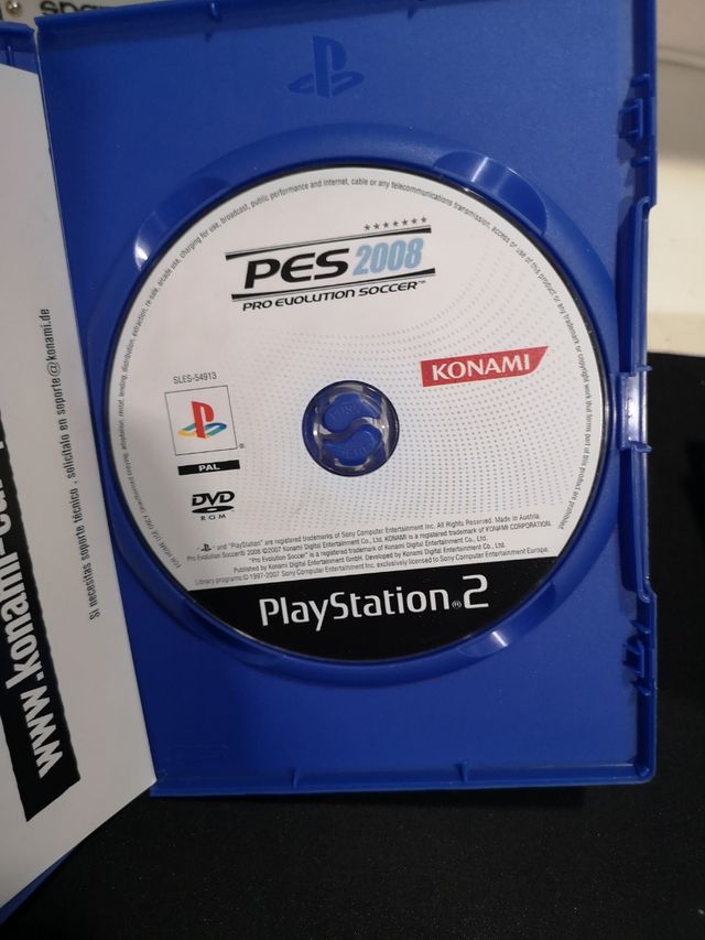 PES 2008 PS2 - Juego Completo