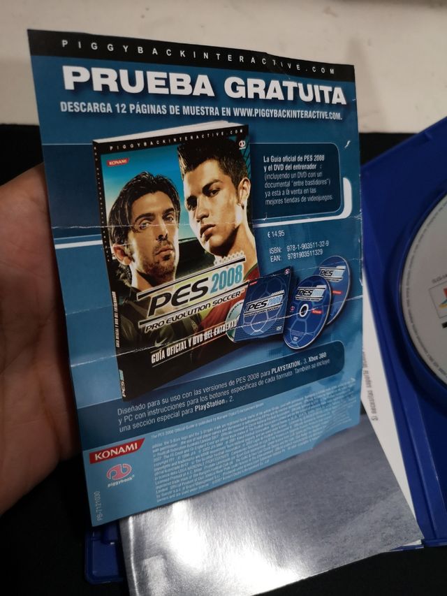 PES 2008 PS2 - Juego Completo