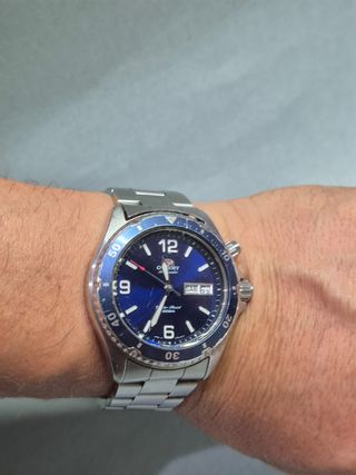 Reloj Orient mako automático azul