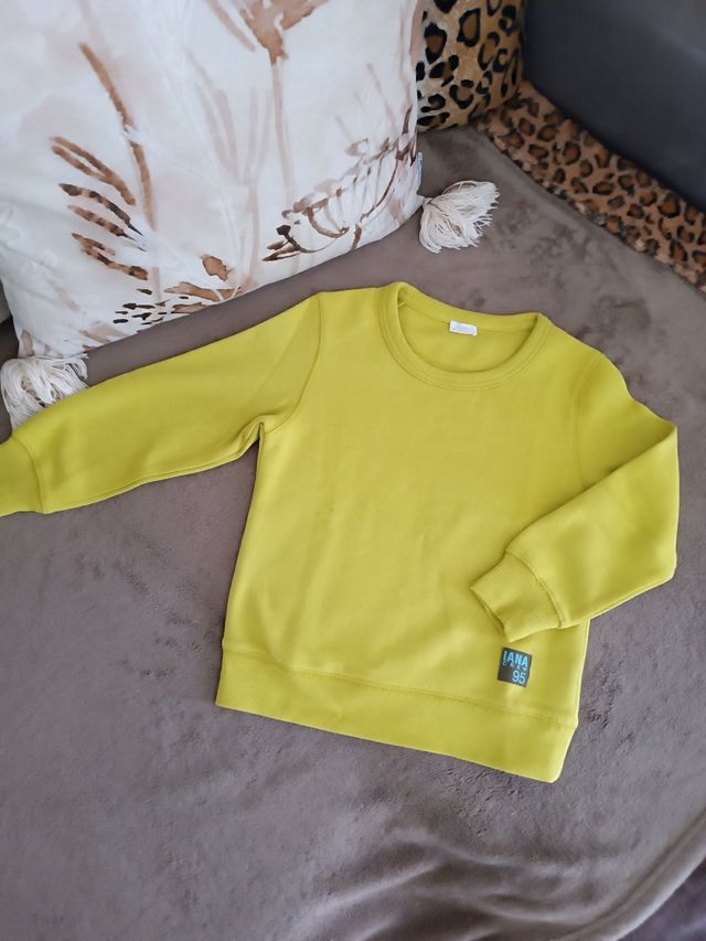 Felpa gialla bimbo Iana tg 3 anni 