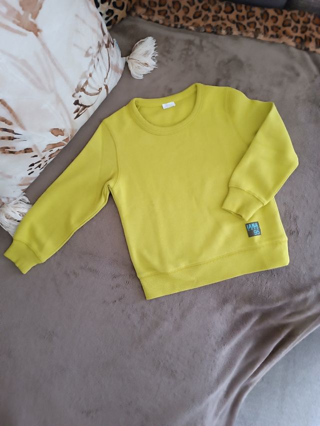 Felpa gialla bimbo Iana tg 3 anni 