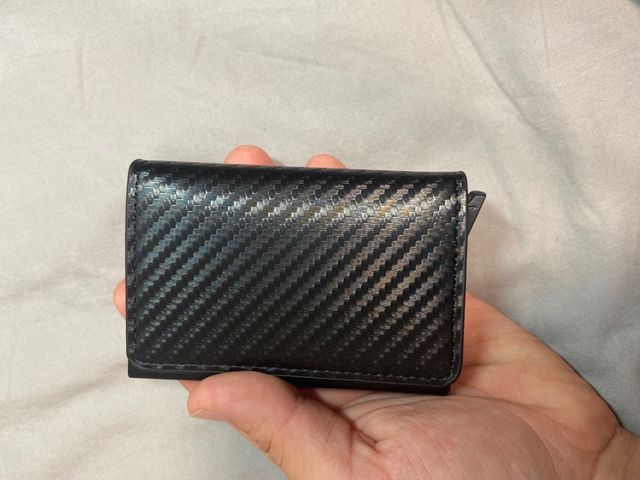 Cartera Tarjetero Automático - Negra