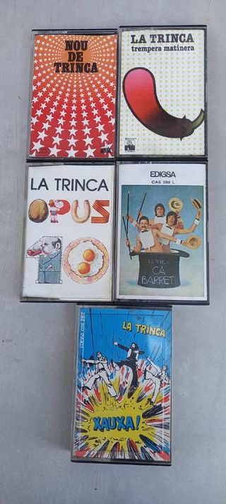 CASETTES LA TRINCA 5 UNID.