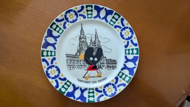 Plato Santiago Año Xacobeo