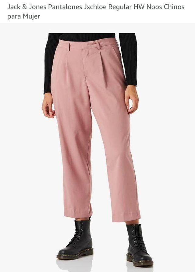 Pantalones Jack & Jones Jxchloe Rosa