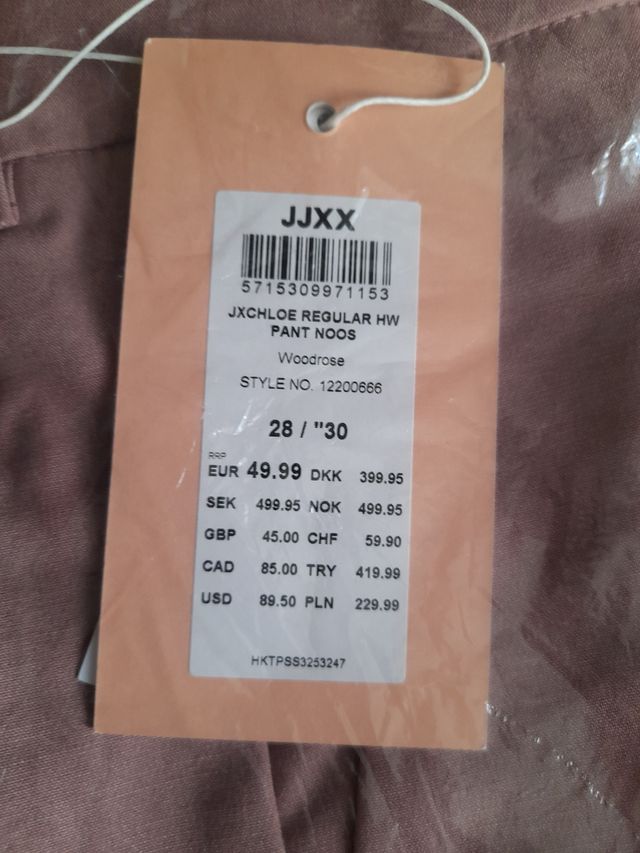 Pantalones Jack & Jones Jxchloe Rosa