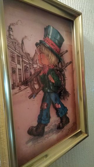 Cuadro 3D infantil vintage