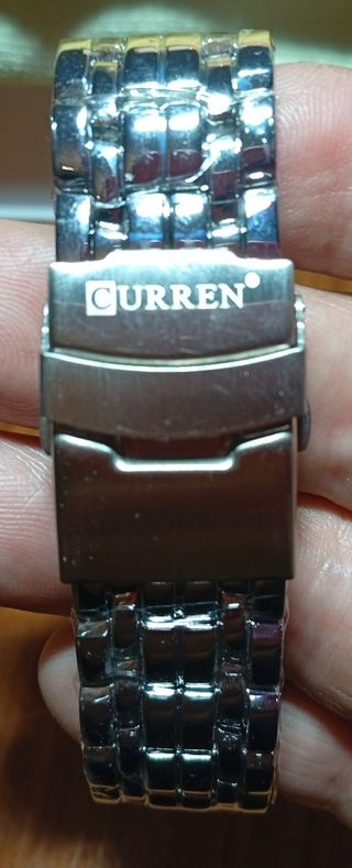Reloj CURREN cronómetro plata