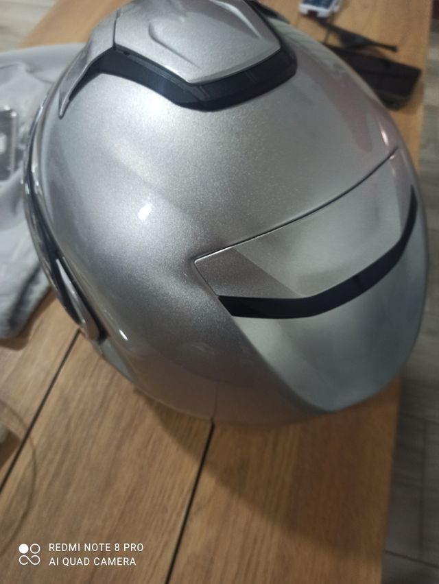 Casco Shoei Neotec II talla XL Plata