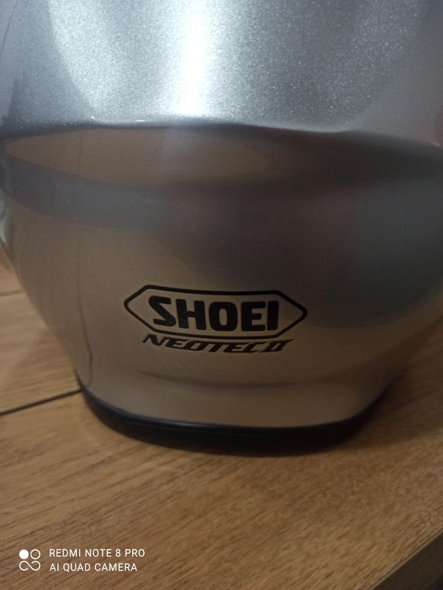 Casco Shoei Neotec II talla XL Plata