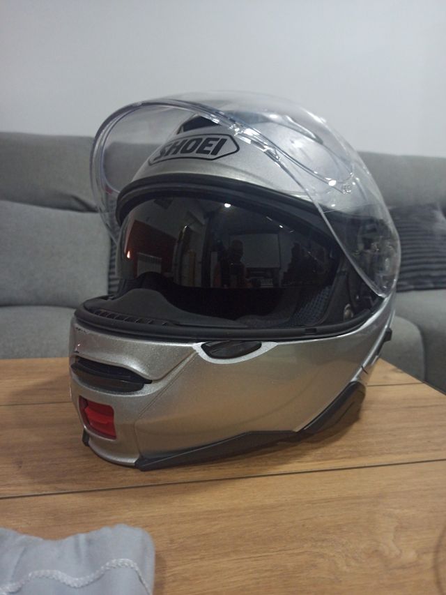 Casco Shoei Neotec II talla XL Plata