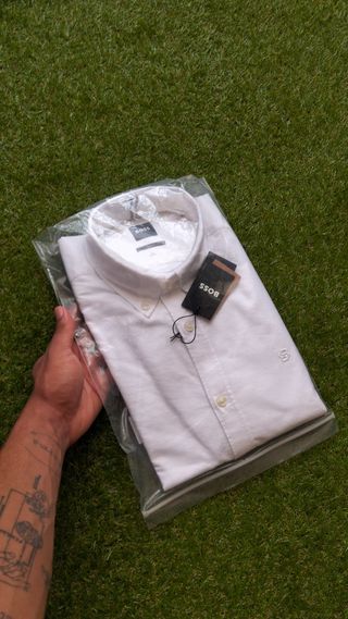Camisa Hugo Boss Slim Fit blanca