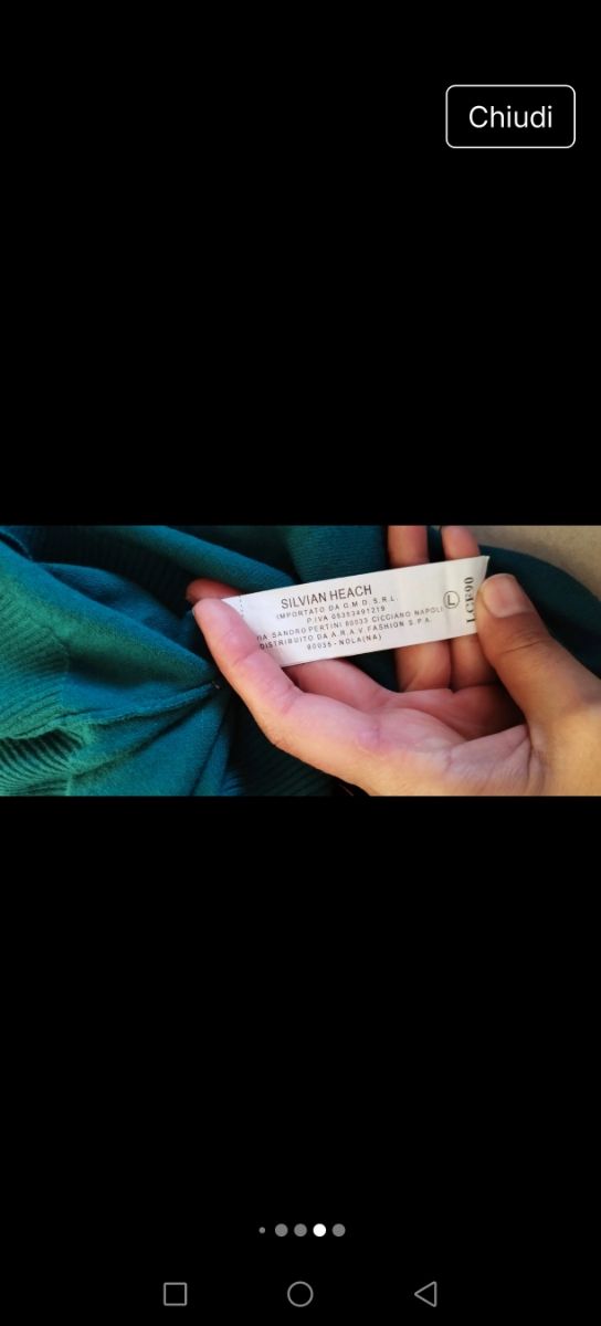 Top Corsetto Satin Maglia Verde