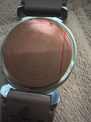 Reloj Calgary marrón-plata
