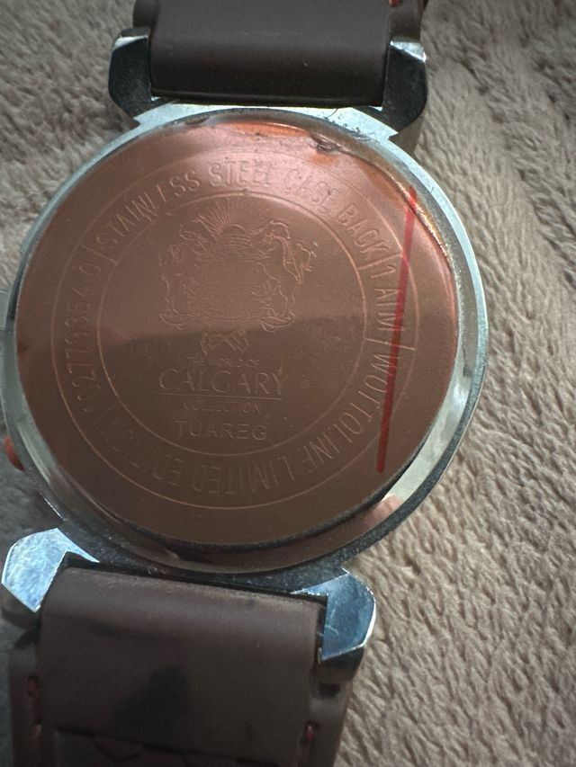 Orologio Calgary marrone-argento