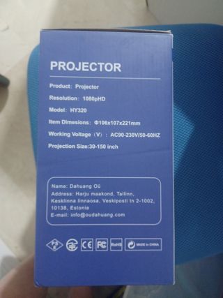 Proyector Allesin HY-320 1080P