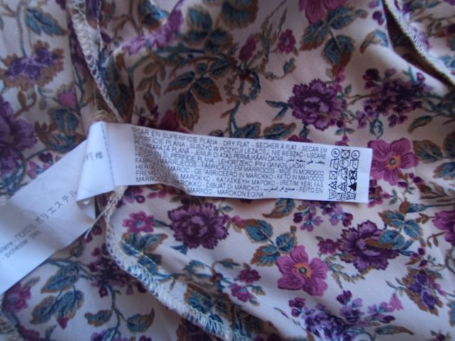 Abito floreale multicolor Zara