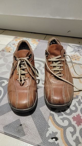 Zapatos Piel Marrón Talla 40