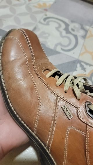 Zapatos Piel Marrón Talla 40