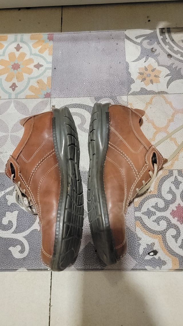 Zapatos Piel Marrón Talla 40