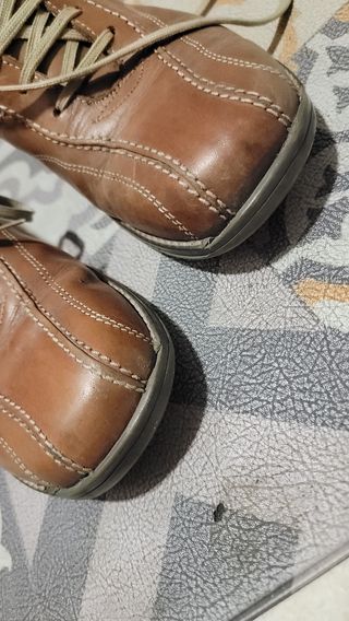 Zapatos Piel Marrón Talla 40